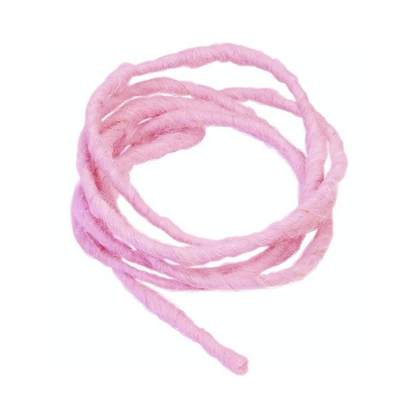 Wool rope, 2m, pink
