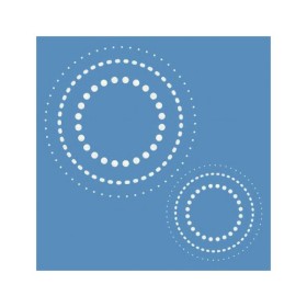 Stencil Dots & Circles 33x33cm