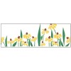 Plantilla Cone flowers 13x32cm