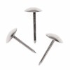 Ziernägel, Polsternägel rund silber, 15mm, 50 Stk