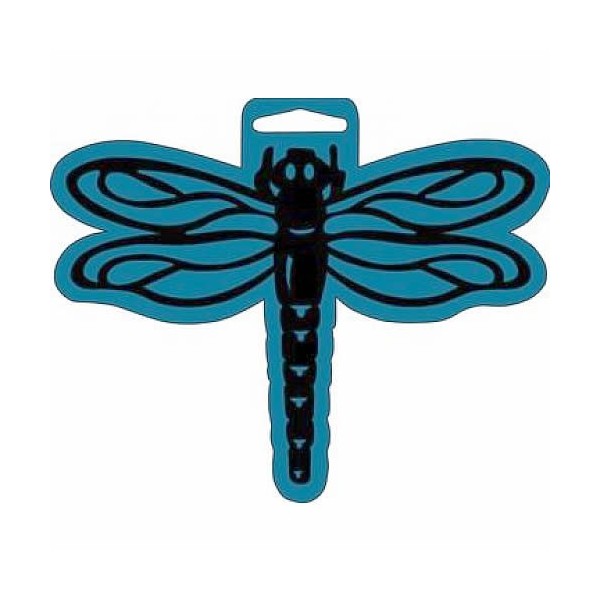 Moosgummi Stempel gross, Ornament Libelle  17x14cm