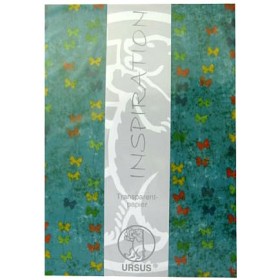 Papier transparent "Paradiso" turquoise