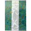 Papier transparent "Paradiso" turquoise
