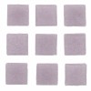 Glass Mosaic Tiles 2x2cm, 100g, light purple