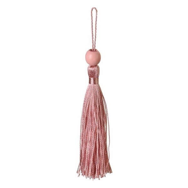 Set of 3 tassels, pink