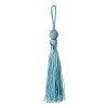 Set of 3 tassels, turquese