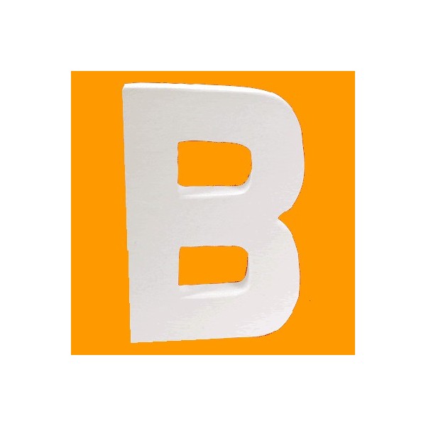 B aus Pappe 20.5cm