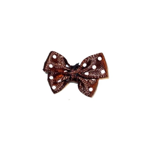 Bow tie 24x18mm, brown
