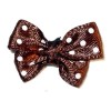 Bow tie 24x18mm, brown