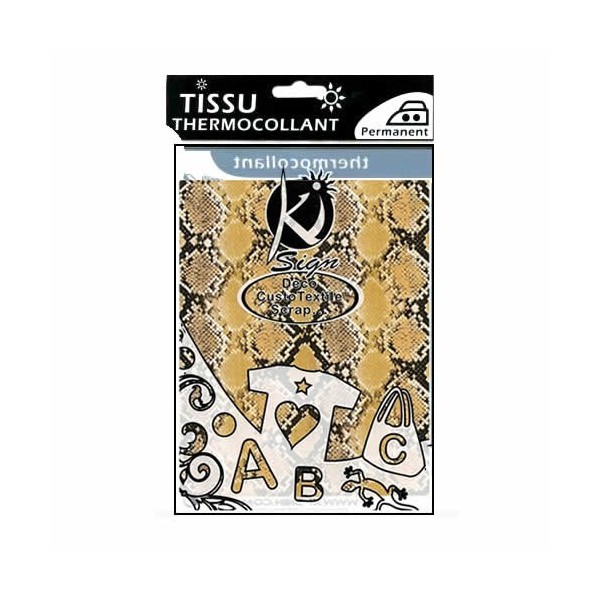 Ki-Sign - Tissu thermocollant cobra