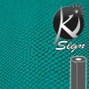 Ki-Sign Simili cuir iguane bleu canard 45x66cm