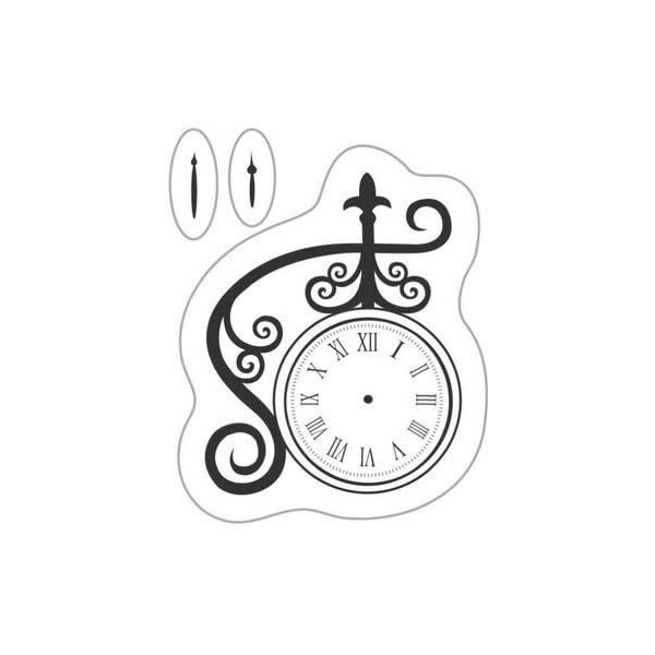 Clear stamp - Clock