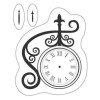 Clear stamp - Clock