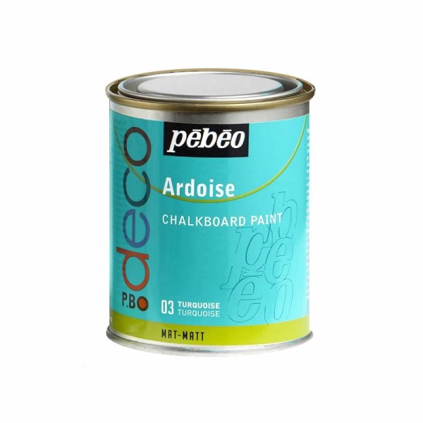 Peinture effet ardoise, couleur turquoise 250ml