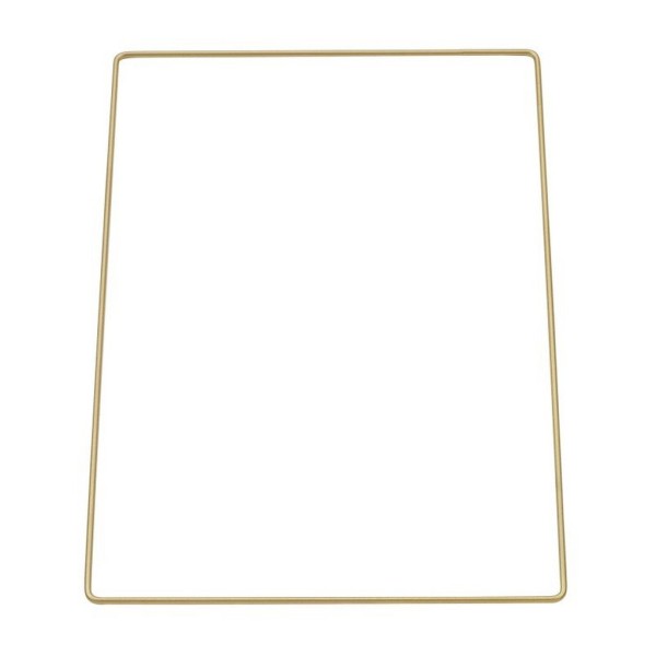 Cadre en métal or, rectangle, 20x30cm