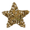 Estrella de metal 8cm, oro
