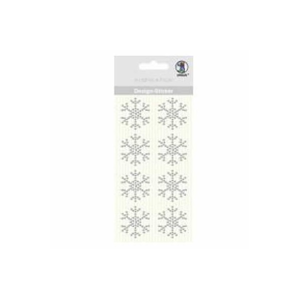Ursus - Design Stickers Copo de nieve 3cm, 8 pz