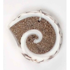 Pendentif coquillage coloris naturel, 30-55mm, 1 pce