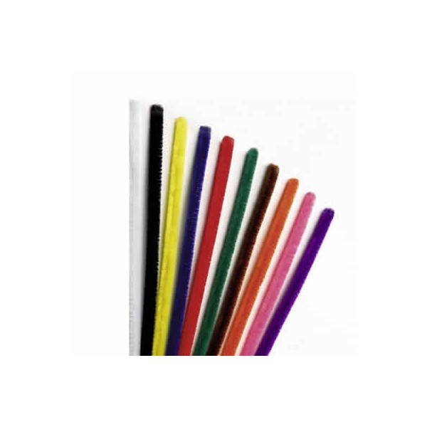 Pipe cleaners, 10 pces, assorted