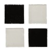 Starter kit Crystal Mosaïque 15x15mm - 200g noir/blanc