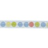 Cinta "Dots", azul-naranja, 15mm/1m
