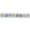 Ruban dots, bleu/violet, 15mm/1m