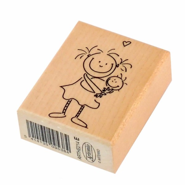 Rubberstamp Mom&Baby 40x55mm