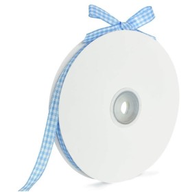 Band hellblau/weiss, 5mm/20m