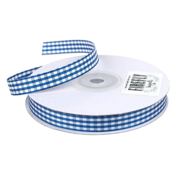 Ribbon blue/white, 10mm/20m