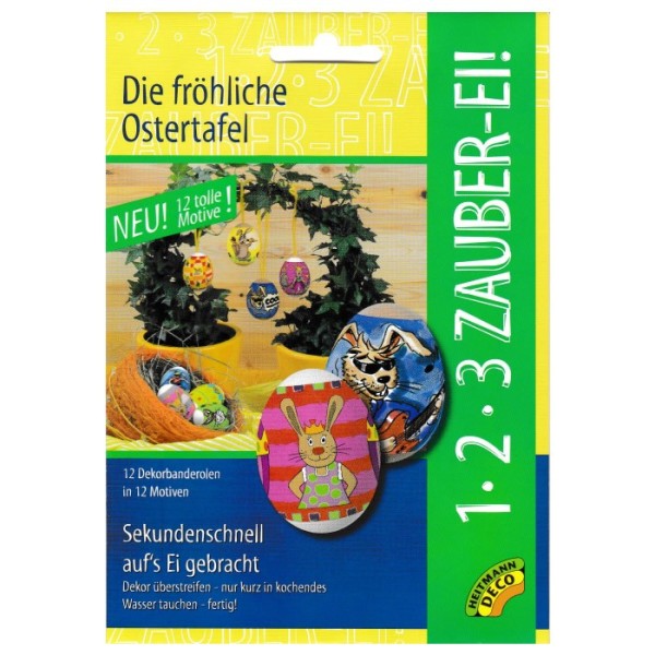 Dekoblätter für Eier