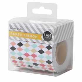 Cinta de papel Rhombus, 6.4cm/10m