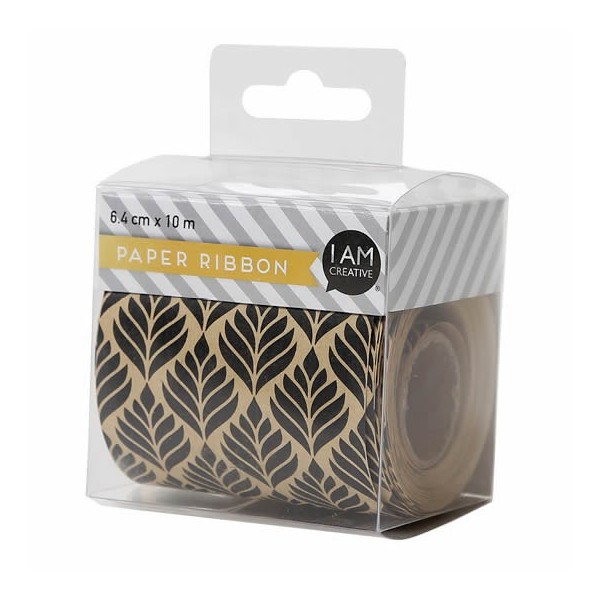 Papierband Blatt, 6.4cm/10m