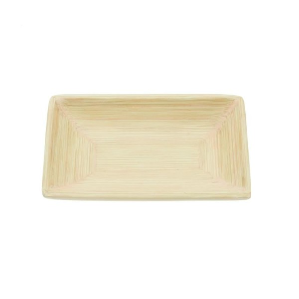 Bamboo dish, 12x8cm
