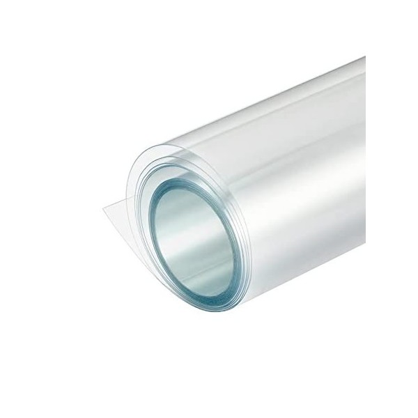 Feuille plastique transparente pour lanternes 50x23cm