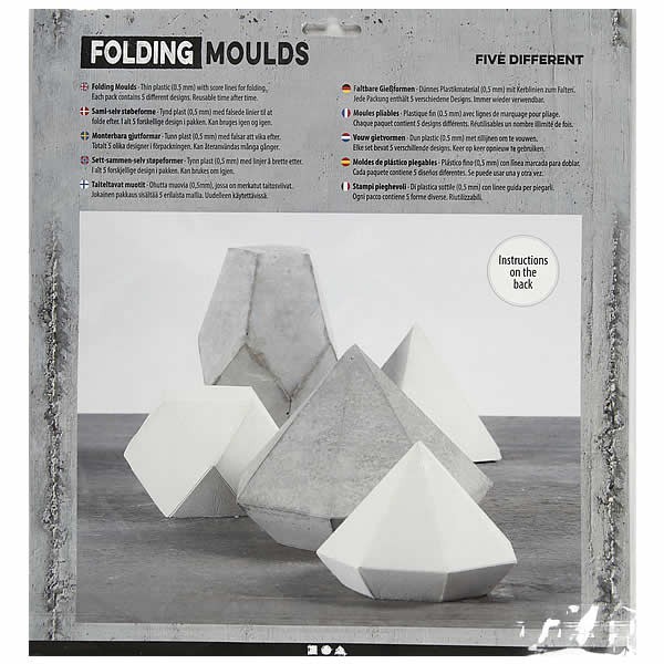 Folding moulds houses