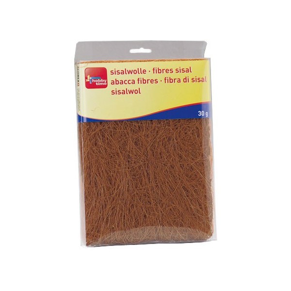 Fibres sisal, brun foncé