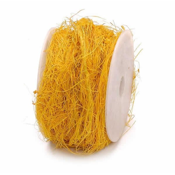 Corde sisal armée 10m, jaune