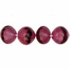 Perles en noix de palme 12mm, rose, +/-34 pcs