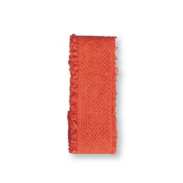 Ruban en coton Nature, 40mm/2m, paprika