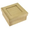 Cardboard passepartout box square