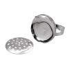 Bague couleur platine, support perforé, 1 pce