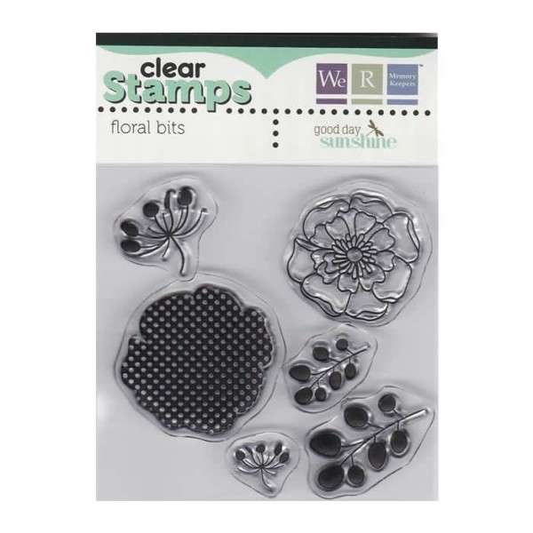 Clear stamps, Floral Bits