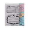 Mini tampons transparents Notes