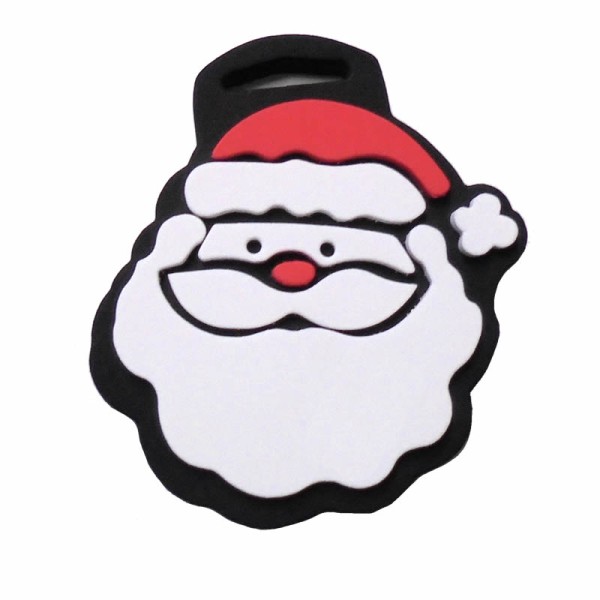 Foam stamp, Santa 9cm