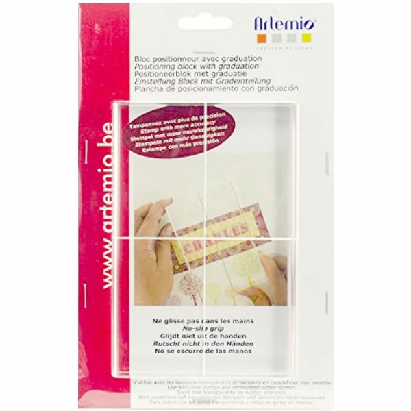 Artemio - Socle acrylique pour tampons en silicone.