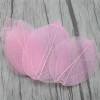 Skeleton Leaves, 6-8cm, pink, 20 pcs