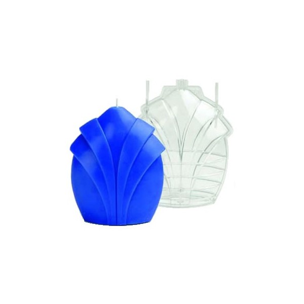 Molde para velas, abanico