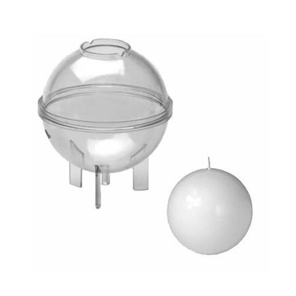 Spherical candle mould