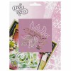 Embossing template flower 9x9cm