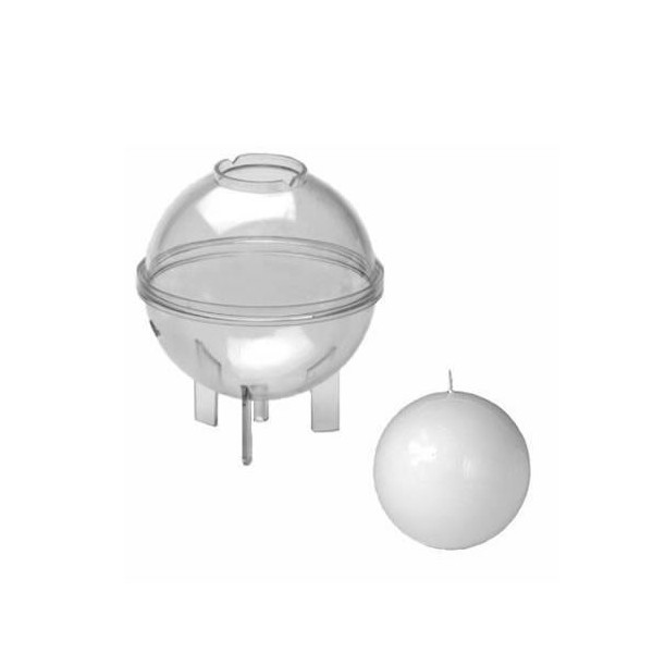 Spherical candle mould